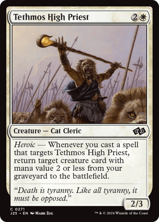 Tethmos High Priest in the group Magic the Gathering / Types / Colors / White at Proxyprinters.com (100185)