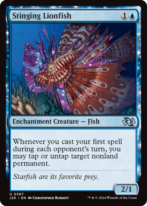 Stinging Lionfish in the group Magic the Gathering / Types / Colors / Blue at Proxyprinters.com (100187)