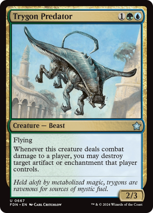 Trygon Predator in the group Magic the Gathering / Sets / Foundations at Proxyprinters.com (100189)