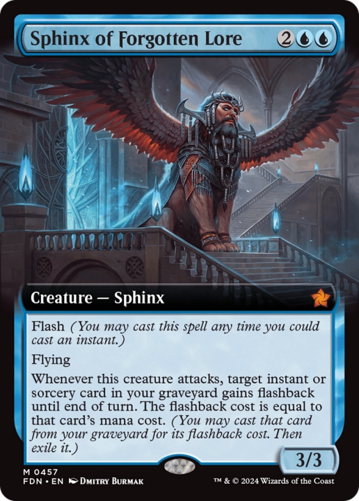 Sphinx of Forgotten Lore in the group Magic the Gathering / Types / Colors / Blue at Proxyprinters.com (100193)