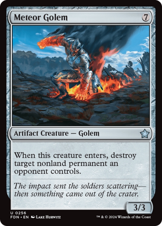 Meteor Golem in the group Magic the Gathering / Types / Colors / Colorless at Proxyprinters.com (100212)