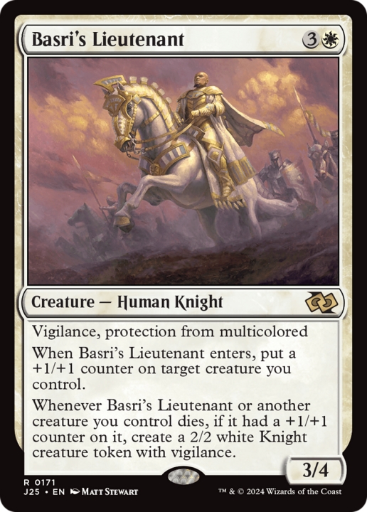 Basri's Lieutenant in the group Magic the Gathering / Types / Colors / White at Proxyprinters.com (100219)