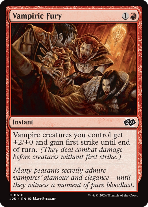 Vampiric Fury in the group Magic the Gathering / Types / Colors / Red at Proxyprinters.com (100242)