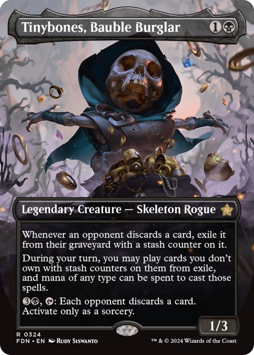 Tinybones, Bauble Burglar in the group Magic the Gathering / Types / Colors / Black at Proxyprinters.com (100260)