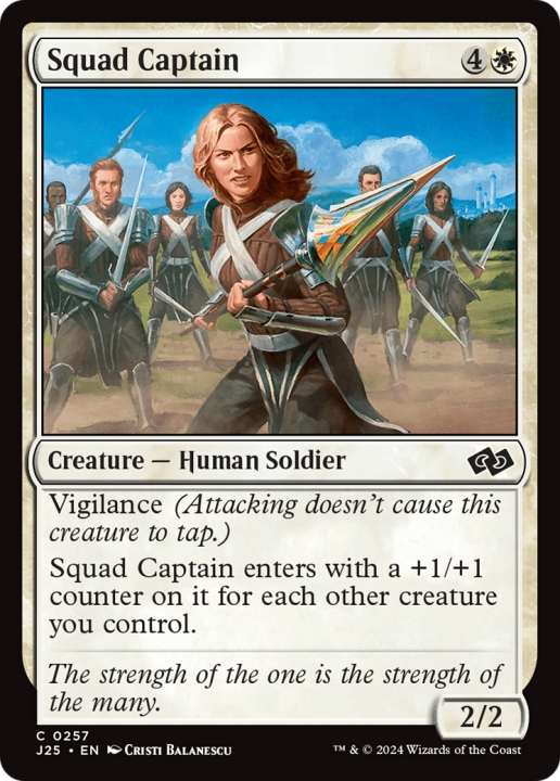 Squad Captain in the group Magic the Gathering / Types / Colors / White at Proxyprinters.com (100271)