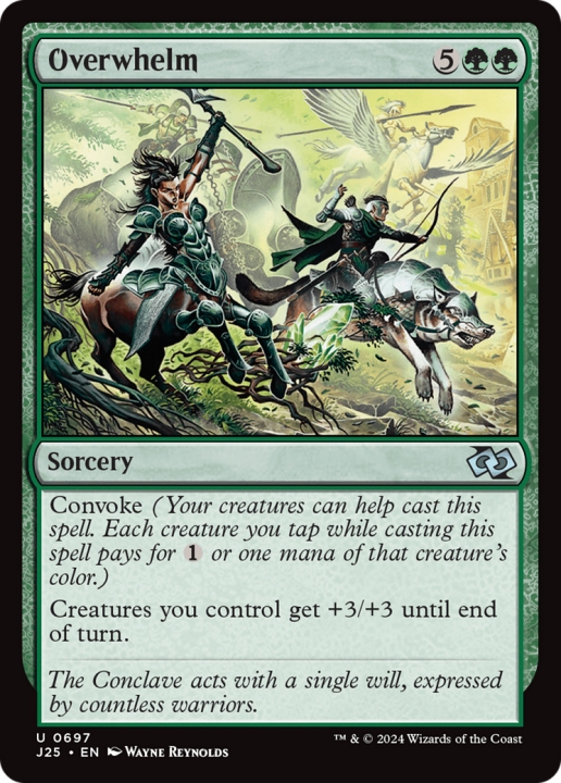 Overwhelm in the group Magic the Gathering / Types / Colors / Green at Proxyprinters.com (100287)