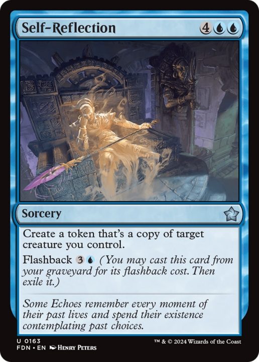 Self-Reflection in the group Magic the Gathering / Types / Colors / Blue at Proxyprinters.com (100288)