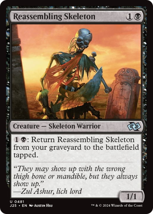 Reassembling Skeleton in the group Magic the Gathering / Singles at Proxyprinters.com (100289)