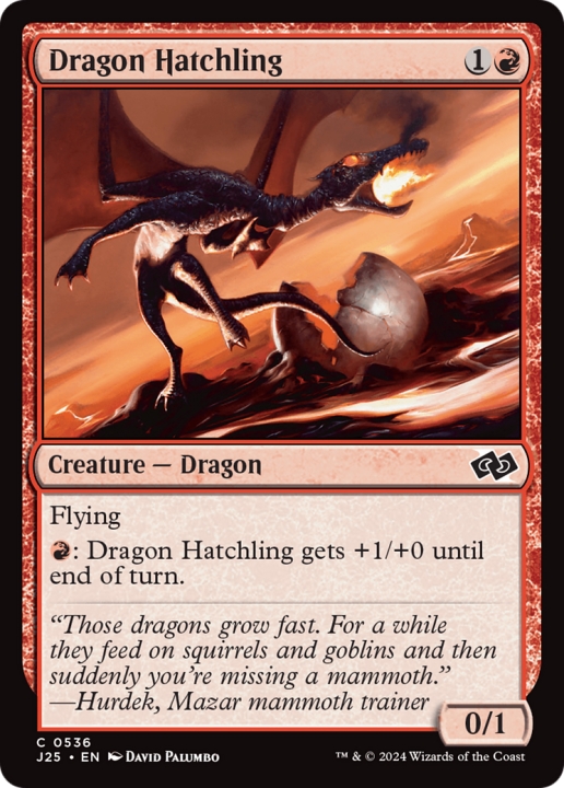 Dragon Hatchling in the group Magic the Gathering / Types / Colors / Red at Proxyprinters.com (100295)