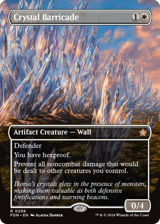 Crystal Barricade in the group Magic the Gathering / Types / Colors / White at Proxyprinters.com (100301)