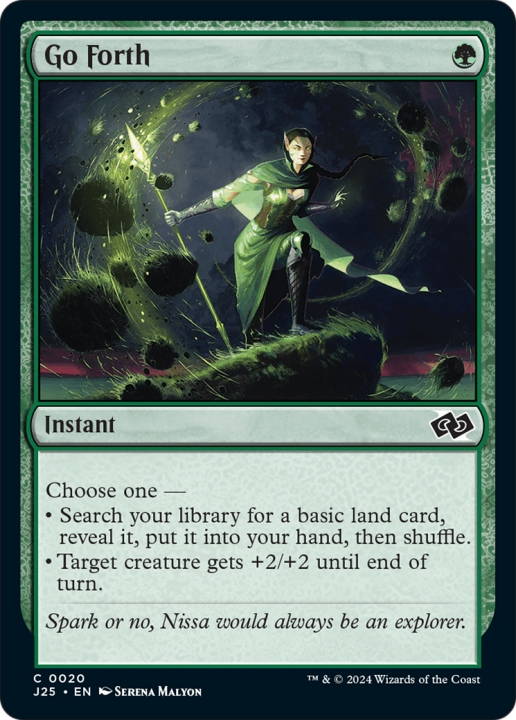 Go Forth in the group Magic the Gathering / Types / Colors / Green at Proxyprinters.com (100307)