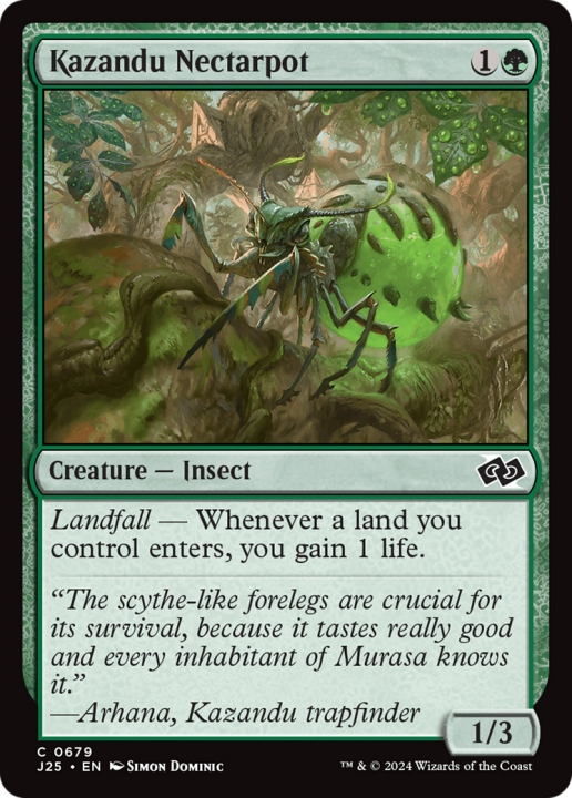 Kazandu Nectarpot in the group Magic the Gathering / Types / Colors / Green at Proxyprinters.com (100328)