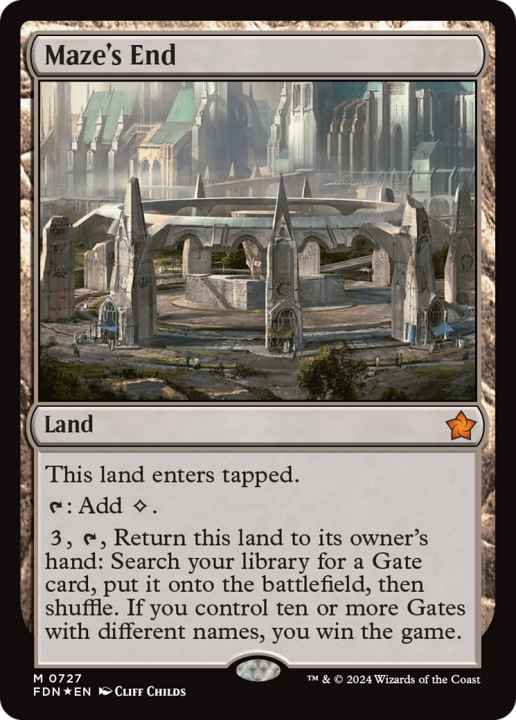 Maze's End in the group Magic the Gathering / Types / Colors / Colorless at Proxyprinters.com (100338)