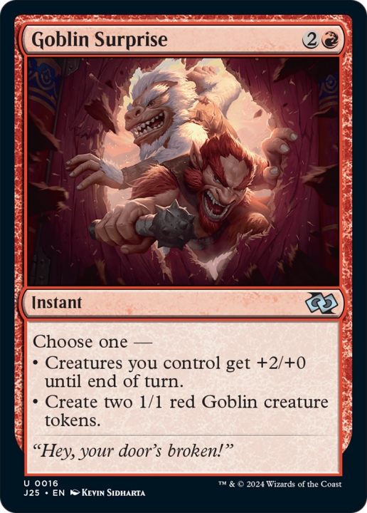 Goblin Surprise in the group Magic the Gathering / Types / Colors / Red at Proxyprinters.com (100360)