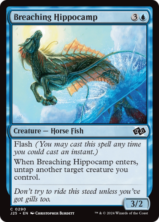 Breaching Hippocamp in the group Magic the Gathering / Types / Colors / Blue at Proxyprinters.com (100361)