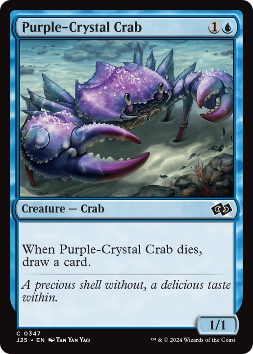 Purple-Crystal Crab in the group Magic the Gathering / Sets / Foundations Jumpstart at Proxyprinters.com (100378)