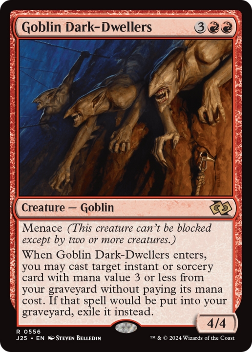 Goblin Dark-Dwellers in the group Magic the Gathering / Sets / Foundations Jumpstart at Proxyprinters.com (100381)