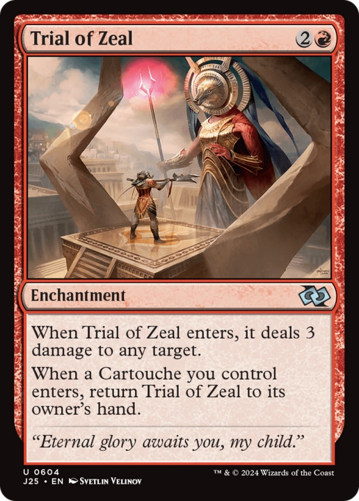 Trial of Zeal in the group Magic the Gathering / Types / Enchantment / Enchantment at Proxyprinters.com (100394)