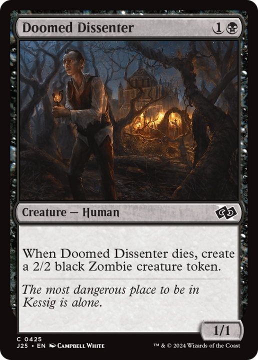 Doomed Dissenter in the group Magic the Gathering / Types / Colors / Black at Proxyprinters.com (100404)