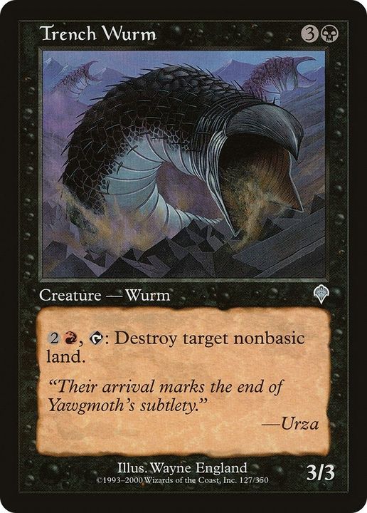 Trench Wurm in the group Magic the Gathering / Types / Colors / Black at Proxyprinters.com (10044)