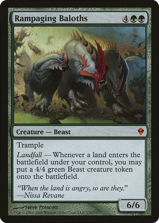 Rampaging Baloths in the group Magic the Gathering / Types / Colors / Green at Proxyprinters.com (10047)