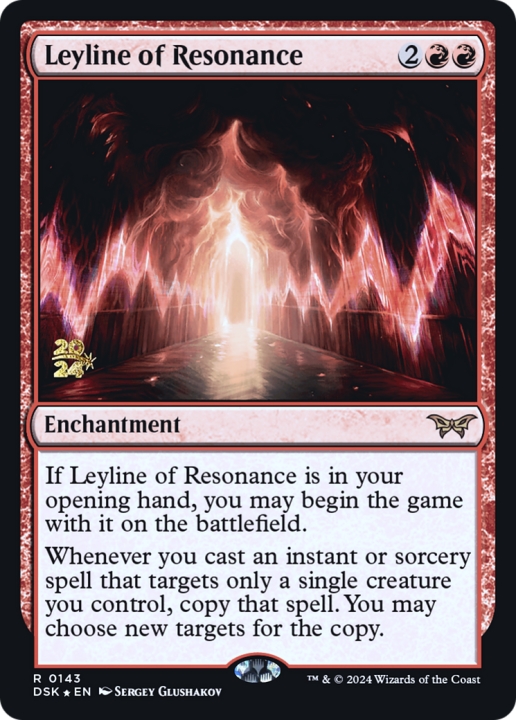 Leyline of Resonance in the group Magic the Gathering / Sets / Duskmourn: House of Horror Promos at Proxyprinters.com (100474)