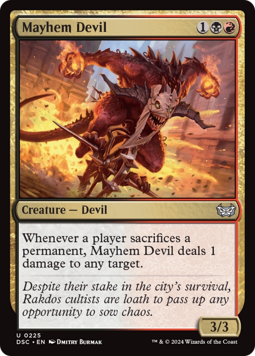 Mayhem Devil in the group Magic the Gathering / Sets / Duskmourn: House of Horror Commander at Proxyprinters.com (100475)