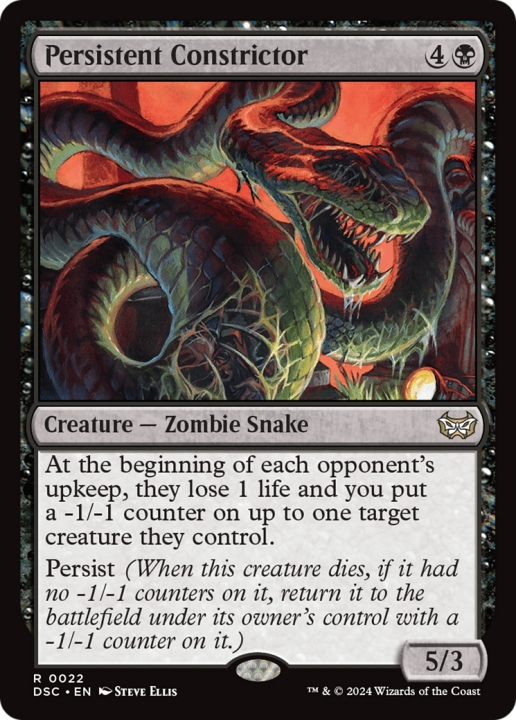 Persistent Constrictor in the group Magic the Gathering / Sets / Duskmourn: House of Horror Commander at Proxyprinters.com (100479)