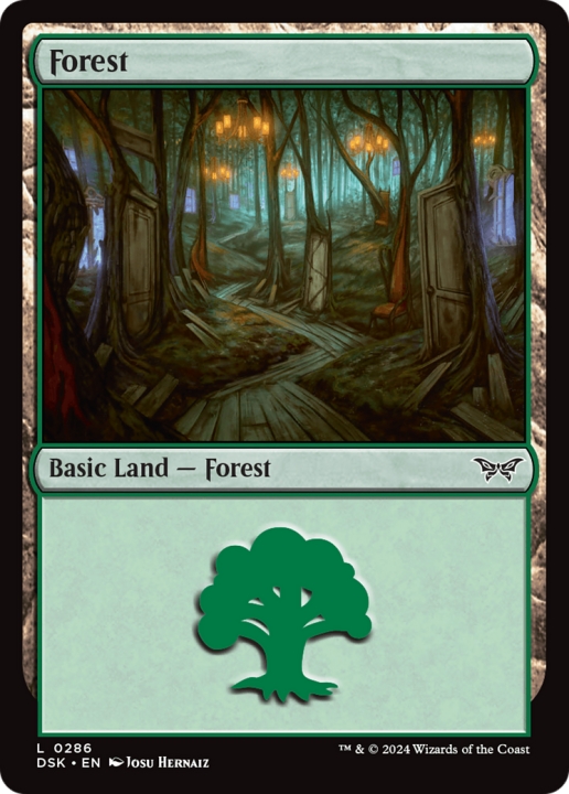 Forest in the group Magic the Gathering / Sets / Duskmourn: House of Horror at Proxyprinters.com (100492)