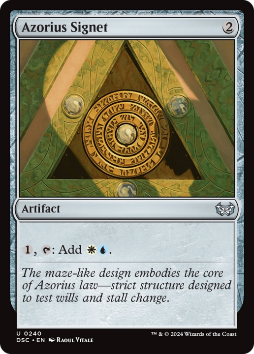 Azorius Signet in the group Magic the Gathering / Types / Artifacts / Artifact at Proxyprinters.com (100507)