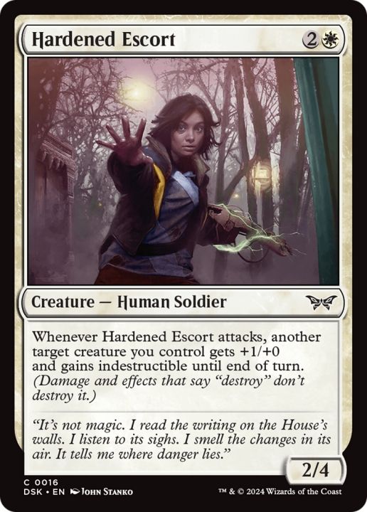 Hardened Escort in the group Magic the Gathering / Types / Colors / White at Proxyprinters.com (100513)