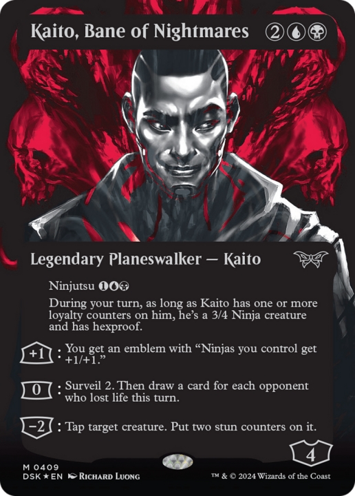 Kaito, Bane of Nightmares in the group Magic the Gathering / Sets / Duskmourn: House of Horror at Proxyprinters.com (100520)