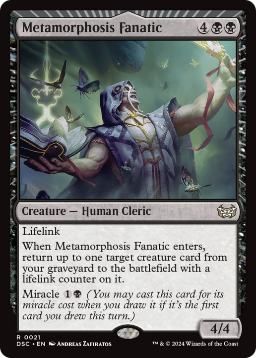 Metamorphosis Fanatic in the group Magic the Gathering / Types / Colors / Black at Proxyprinters.com (100523)