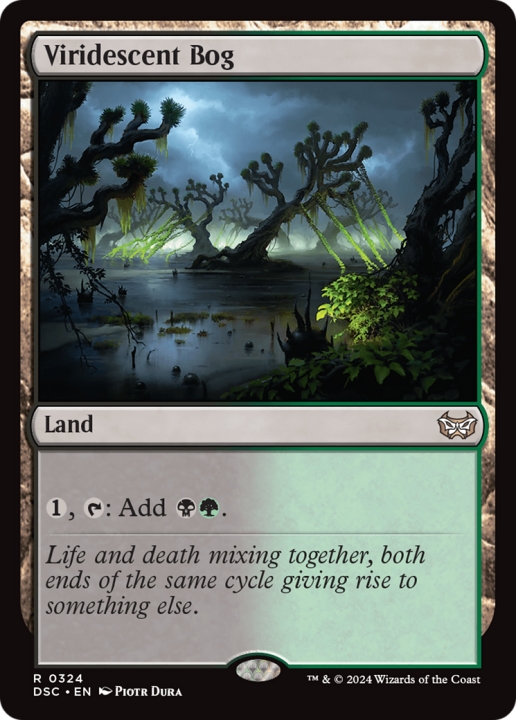 Viridescent Bog in the group Magic the Gathering / Sets / Duskmourn: House of Horror Commander at Proxyprinters.com (100524)