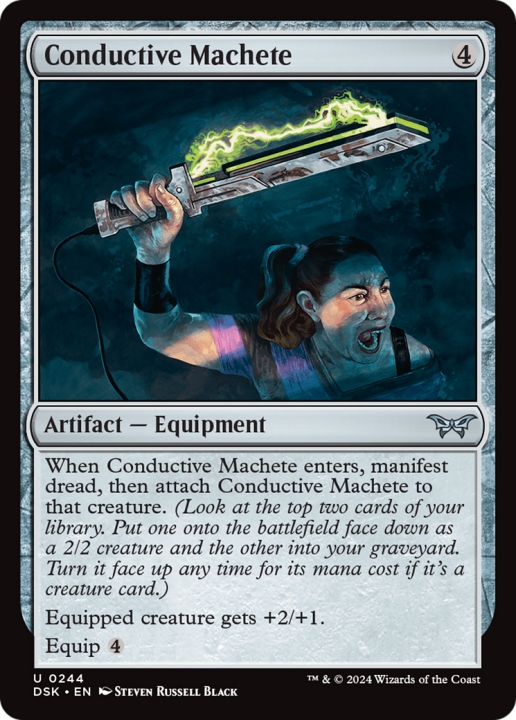 Conductive Machete in the group Magic the Gathering / Types / Artifacts / Artifact at Proxyprinters.com (100552)