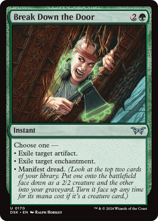 Break Down the Door in the group Magic the Gathering / Types / Colors / Green at Proxyprinters.com (100562)