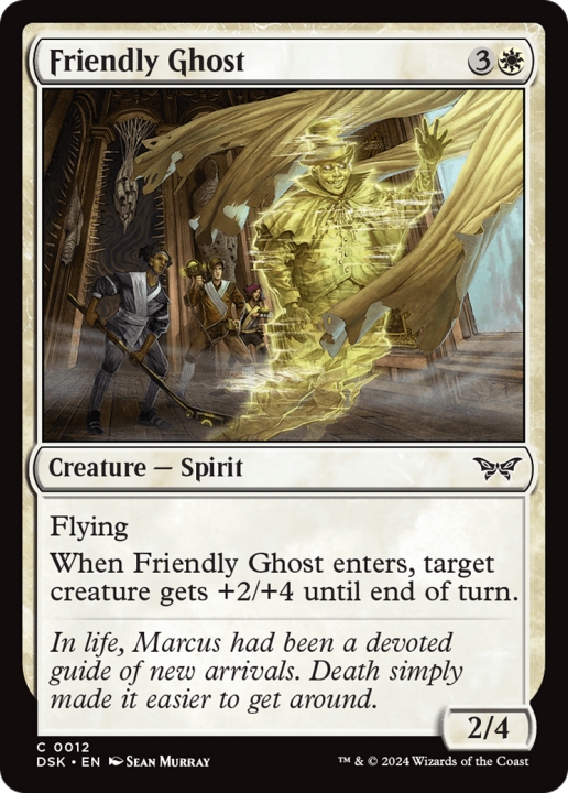 Friendly Ghost in the group Magic the Gathering / Sets / Duskmourn: House of Horror at Proxyprinters.com (100564)