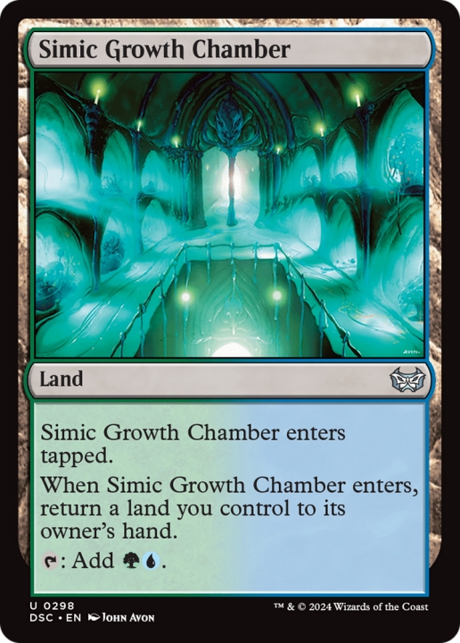 Simic Growth Chamber in the group Magic the Gathering / Sets / Duskmourn: House of Horror Commander at Proxyprinters.com (100567)