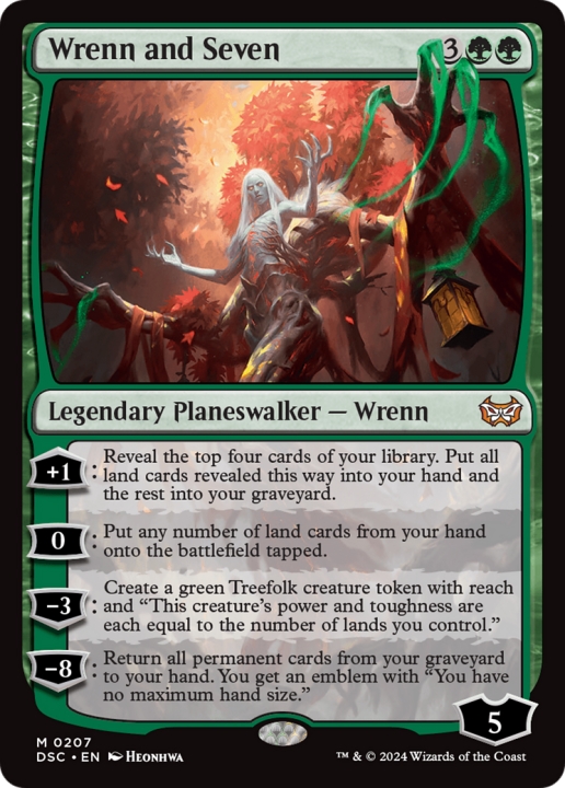 Wrenn and Seven in the group Magic the Gathering / Types / Colors / Green at Proxyprinters.com (100568)