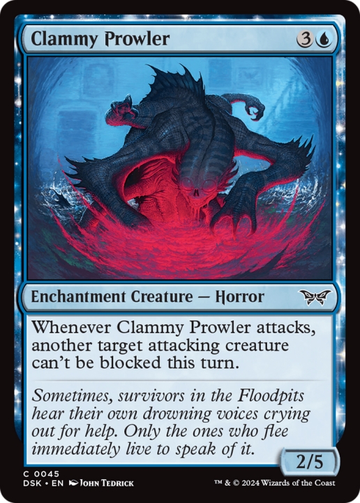 Clammy Prowler in the group Magic the Gathering / Types / Colors / Blue at Proxyprinters.com (100573)