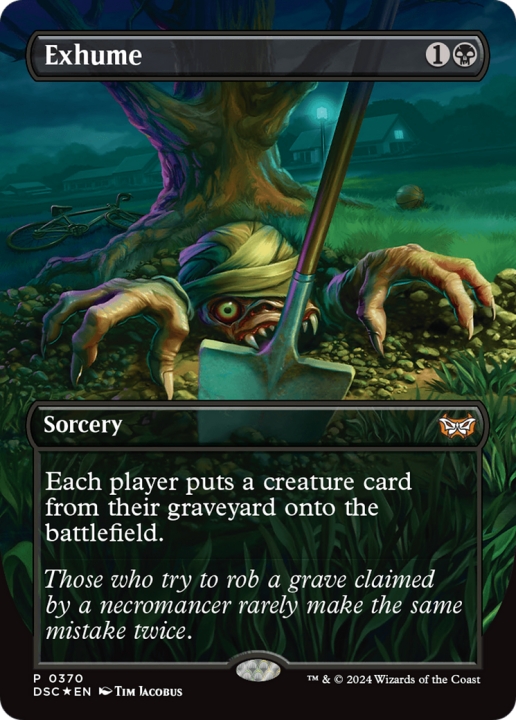 Exhume in the group Magic the Gathering / Types / Colors / Black at Proxyprinters.com (100575)