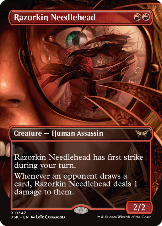 Razorkin Needlehead in the group Magic the Gathering / Sets / Duskmourn: House of Horror at Proxyprinters.com (100583)