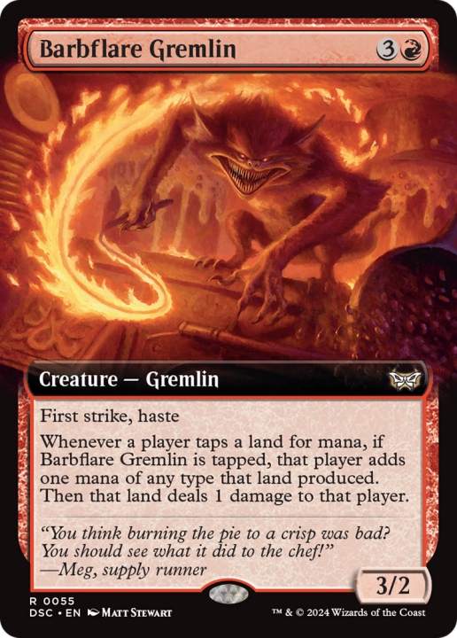 Barbflare Gremlin in the group Magic the Gathering / Types / Colors / Red at Proxyprinters.com (100589)