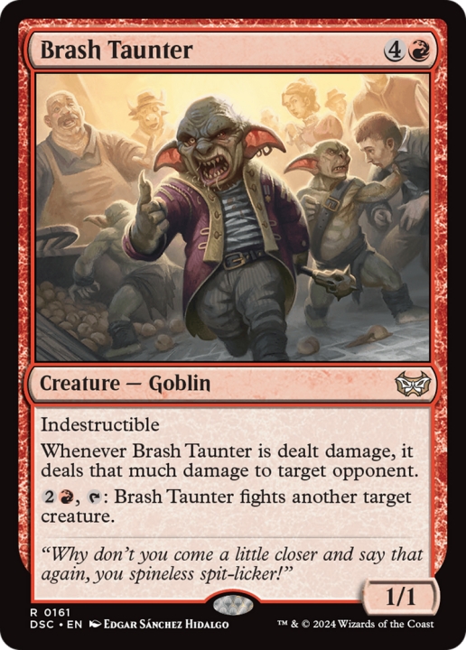 Brash Taunter in the group Magic the Gathering / Types / Colors / Red at Proxyprinters.com (100592)