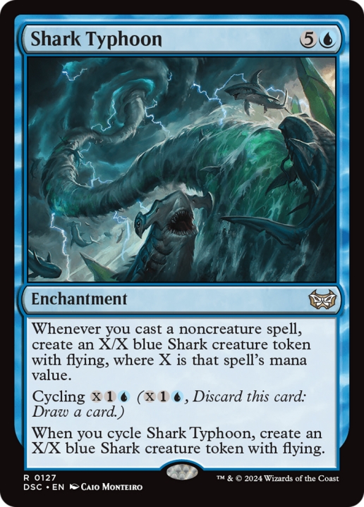 Shark Typhoon in the group Magic the Gathering / Types / Enchantment / Enchantment at Proxyprinters.com (100602)