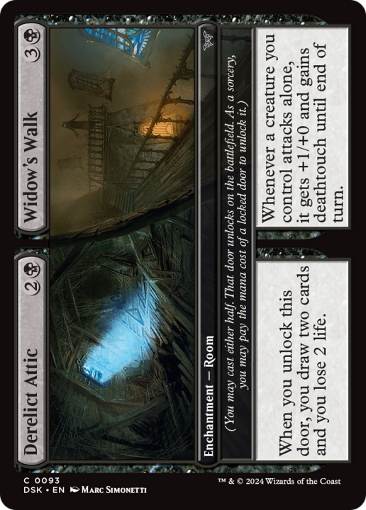 Derelict Attic // Widow's Walk in the group Magic the Gathering / Sets / Duskmourn: House of Horror at Proxyprinters.com (100608)