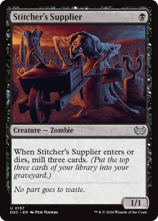 Stitcher's Supplier in the group Magic the Gathering / Types / Colors / Black at Proxyprinters.com (100632)