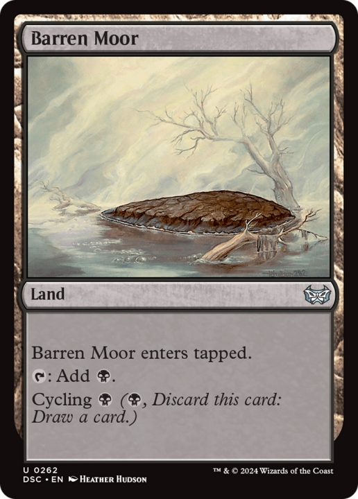 Barren Moor in the group Magic the Gathering / Sets / Duskmourn: House of Horror Commander at Proxyprinters.com (100639)