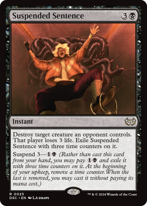 Suspended Sentence in the group Magic the Gathering / Types / Colors / Black at Proxyprinters.com (100643)