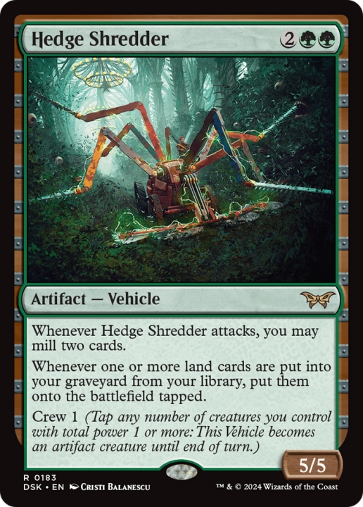 Hedge Shredder in the group Magic the Gathering / Types / Artifacts / Artifact at Proxyprinters.com (100649)